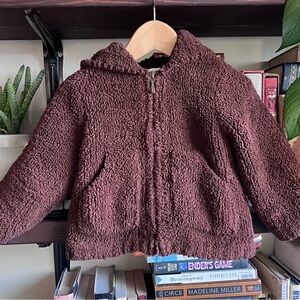 Angel Dear Chocolate Brown Chenille Hoodie